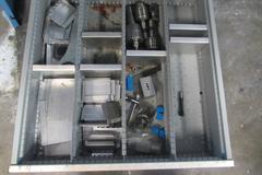 Hundreds of Gun Drills from .125" to .482" with Lista Style 9-Drawer Cabinet