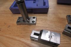 (2) 20mm Stems with Precision Vises and Plastic Case