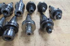 (12) Assorted Collet, Shell Mill and Jacobs Taper BT40 Tool Holders