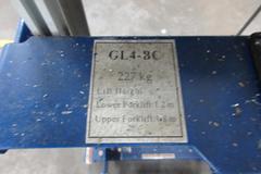 Global GL4-BC 500 Lb. Capacity Die Lift Cart, Hand Crank Lift