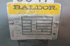 Baldor 1453 Double End Buffer, 7.5HP, Baldor Adjustable Speed Drive, Work Lights, Pedestal Base