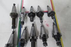 (10) Collet Style Cat 40 Tool Holders: