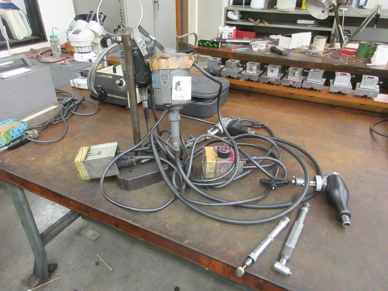 Mold Polishing Station with (2) Motor Drives, Cables, Guns and More with Stand