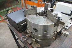 Milltronics VM24 Series C CNC Vertical Machining Center w Centurion 6 CNC Control, Troyke 4th Axis Table, 20 Station Tool Changer