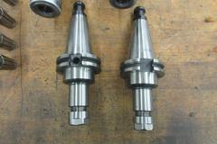 Nikken Cat 40 Taper Tool Holders, (2) Nikken SK-10 Collet Holders, (2) Nikken SK-20 Collet Holders Assorted SK-20 Collets