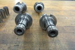 Nikken Cat 40 Taper Tool Holders, (2) Nikken SK-10 Collet Holders, (2) Nikken SK-20 Collet Holders Assorted SK-20 Collets