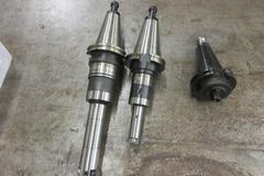 Cat 50 Taper Tool HOlders (2) with Komet Adjustable Boring Cutters