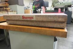 Starrettt 18" x 24"x4" Granite Surface Plate, 2-Ledge