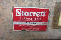 Starrett 24" x 18" x 4" Pink 2-Ledge Granite Surface Plate