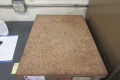 Starrett 24" x 18" x 4" Pink 2-Ledge Granite Surface Plate