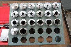 Assorted 5C Collet Fixtures and 5C Collets