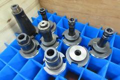 Approx (45) Assorted Cat 50 Tool Holders Including (35) TG100 Collet Type