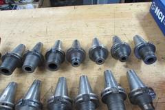 Assorted Cat 40 and DIN 40 Tool Holders