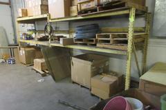 Pallet Racking with (3) 84"Hx36"W Vertical Uprights, (4) 106" Long Shelves
