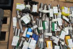 Lot of Indexable Tooling: Spade Drills, Drills, Inserts, Slot Cutters and More