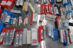 Assorted Tooling: Carbide End Mills, Keyway Cutters, Saws, Drills and More