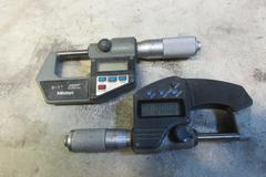 (2) Mitutoyo Digital Micrometers 0" - 1"