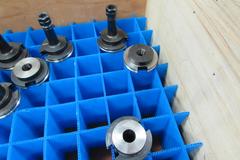 Approx (45) Assorted Cat 50 Tool Holders Including (35) TG100 Collet Type