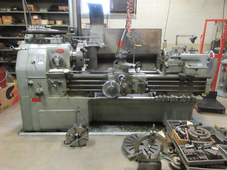 Okuma LS 540X1500 21" x 59" Engine Lathe with Steady Rests, Chucks, Tailstock