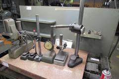 Assorted Indicator Stands and (1) Sheffield Shadow Gage