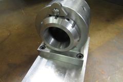 5C Collet Indexer with Wooden Case.  3-1/4" Center Height with Riser Plate