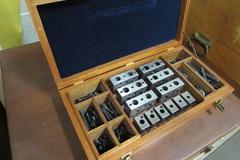 Moore Set-Up Block Set with (6) 1-2-3- Blocks, (6) Smaller Blocks, Fasteners and Wooden Box