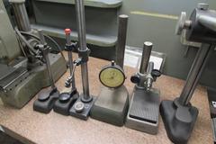 Assorted Indicator Stands and (1) Sheffield Shadow Gage