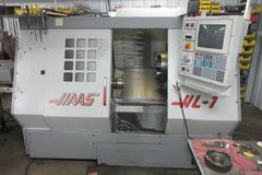 Haas HL-1 CNC Turning Center with SMW SPacesaver Bar Loader
