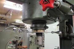 Dake 50H 50-Ton H-Frame Hydraulic Press with Traveling Head and Accessories