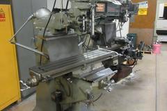Bridgeport 2J Vertical Milling Machine, Variable Speed with Acu-Rite Millvision 3-Axis DRO and Bridgeport Power Table Feed