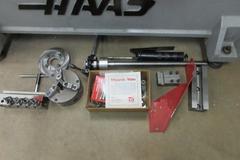 Haas TL-1 CNC Tool Room Lathe with 6-Jaw Chuck, 3-Jaw Chuck, 5C Collet Closer, and Tailstock.  4,974 Spindle Hours