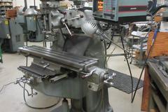 Bridgeport 2J Vertical Milling Machine, Variable Speed with Acu-Rite Millvision 2-Axis DRO and Bridgeport Power Table Feed