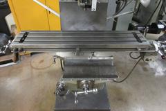 Bridgeport 2J Vertical Milling Machine, Variable Speed with Acu-Rite Millvision 3-Axis DRO and Bridgeport Power Table Feed