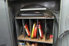 DoAll Saw Supply Cabinet with Assorted Band Saw Blades