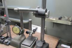 Assorted Indicator Stands and (1) Sheffield Shadow Gage