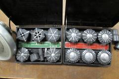 Jacobs Speed Lathe Chuck with Long Taper Mount and Rubber Flex Collets
