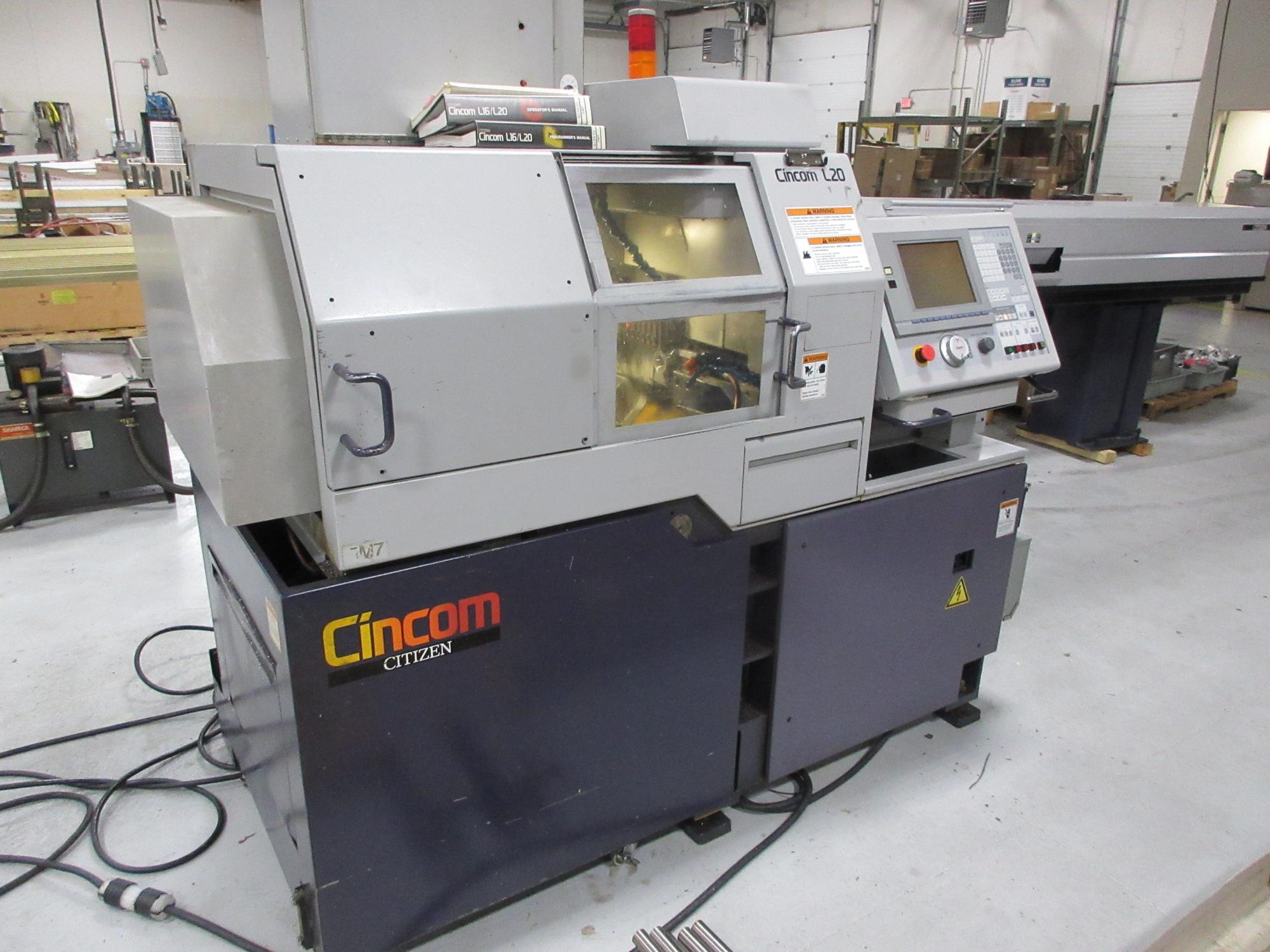 Machines Used | Citizen L20 Type VII CNC Swiss Screw Machine with
