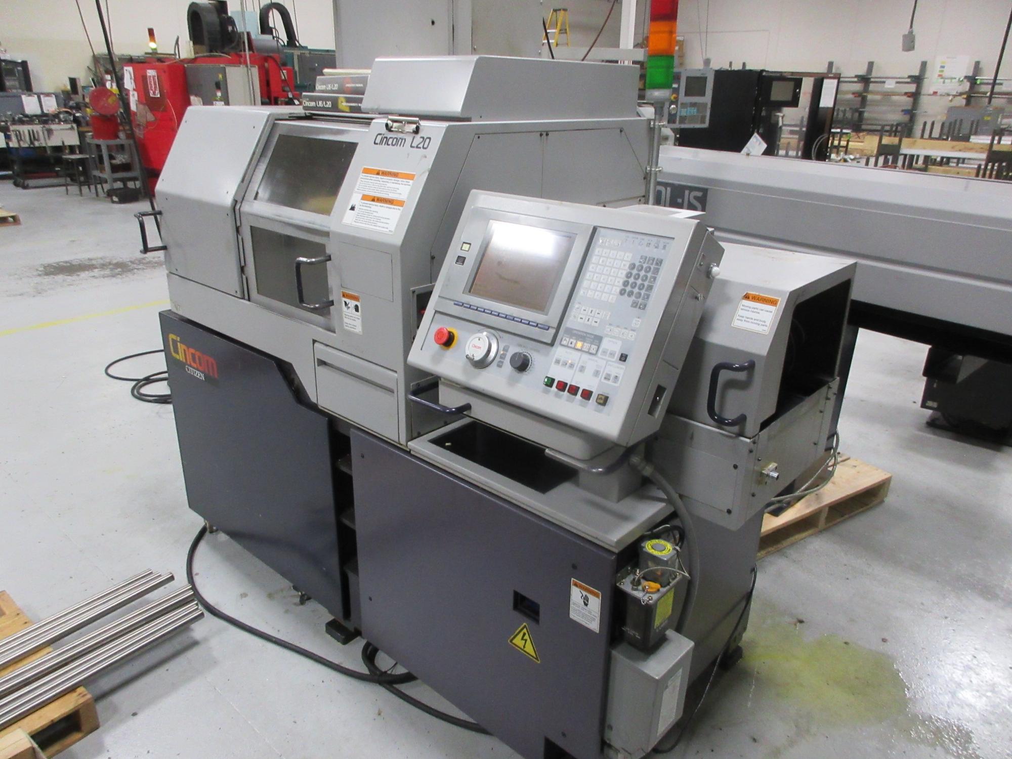 Machines Used | Citizen L20 Type VII CNC Swiss Screw Machine with