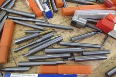 Assorted Perishable Cutting Tools Including a Large Quantity of 5/16" and 3/8" Diameter Carbide Boring Bars