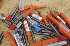 Assorted Perishable Cutting Tools Including a Large Quantity of 5/16" and 3/8" Diameter Carbide Boring Bars