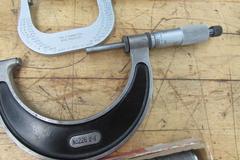 Assorted Inspection Tools: (4) Micrometers from 0" to 3" and (1) B&S 6" Digital Caliper