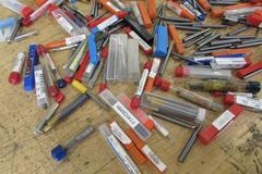 Assorted Perishable Cutting Tools Including a Large Quantity of 5/16" and 3/8" Diameter Carbide Boring Bars