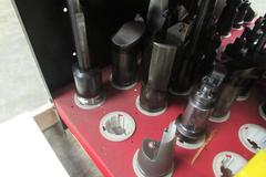 (59) Assorted Capto C6 Tool Holders with Huot Tool Tower. Wide Variety of Tool Holder Styles