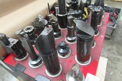 (59) Assorted Capto C6 Tool Holders with Huot Tool Tower. Wide Variety of Tool Holder Styles