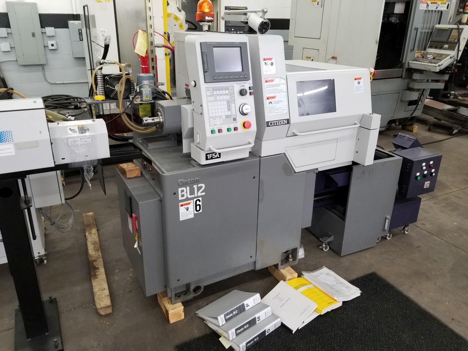 Citizen BL12 Type V Fixed Spindle CNC Automatic Lathe with Main