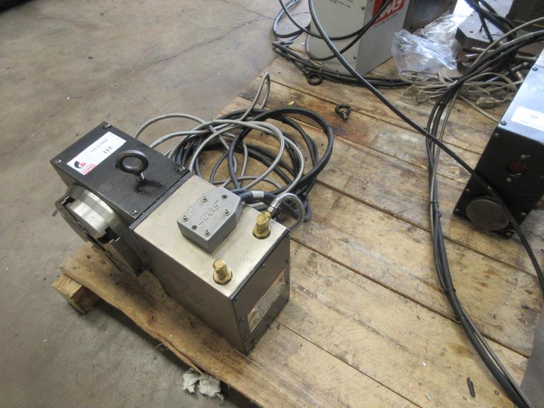 Haas HRT-210 Programmable 8.25" Rotary Table, Sigma 1 Brushless Drive Motor, Cables, Connectors