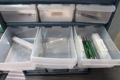 Assorted Internal Thread Gages with Plastic Organizer.  4-40 to 1-1/16"