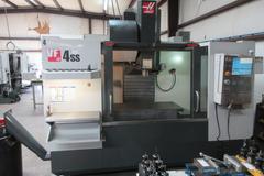 Haas VF-4SS CNC Vertical Machining Center with 4-Axis Drive, Probing, Thru-Spindle Coolant - Only 1,122 Spindle Hours