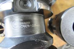 Approx (128) TG100 Collet Style Cat 40 Tool Holders with Wooden Rack