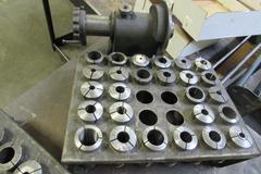 Assorted 5C Collets with Rack and Index Fixture